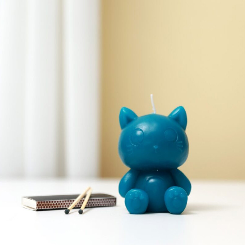 itotal Κεριά XL3307 Assorted Cats (Lavender Scent Blue)