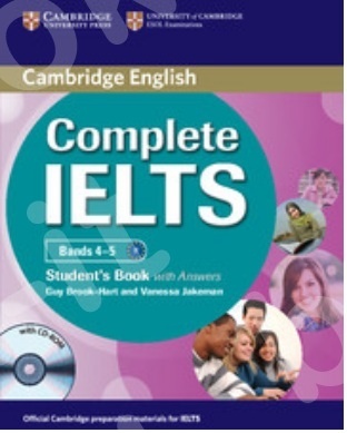 Cambridge - Complete IELTS Bands (4-5) - Student's Book with answers with CD-ROM (New)