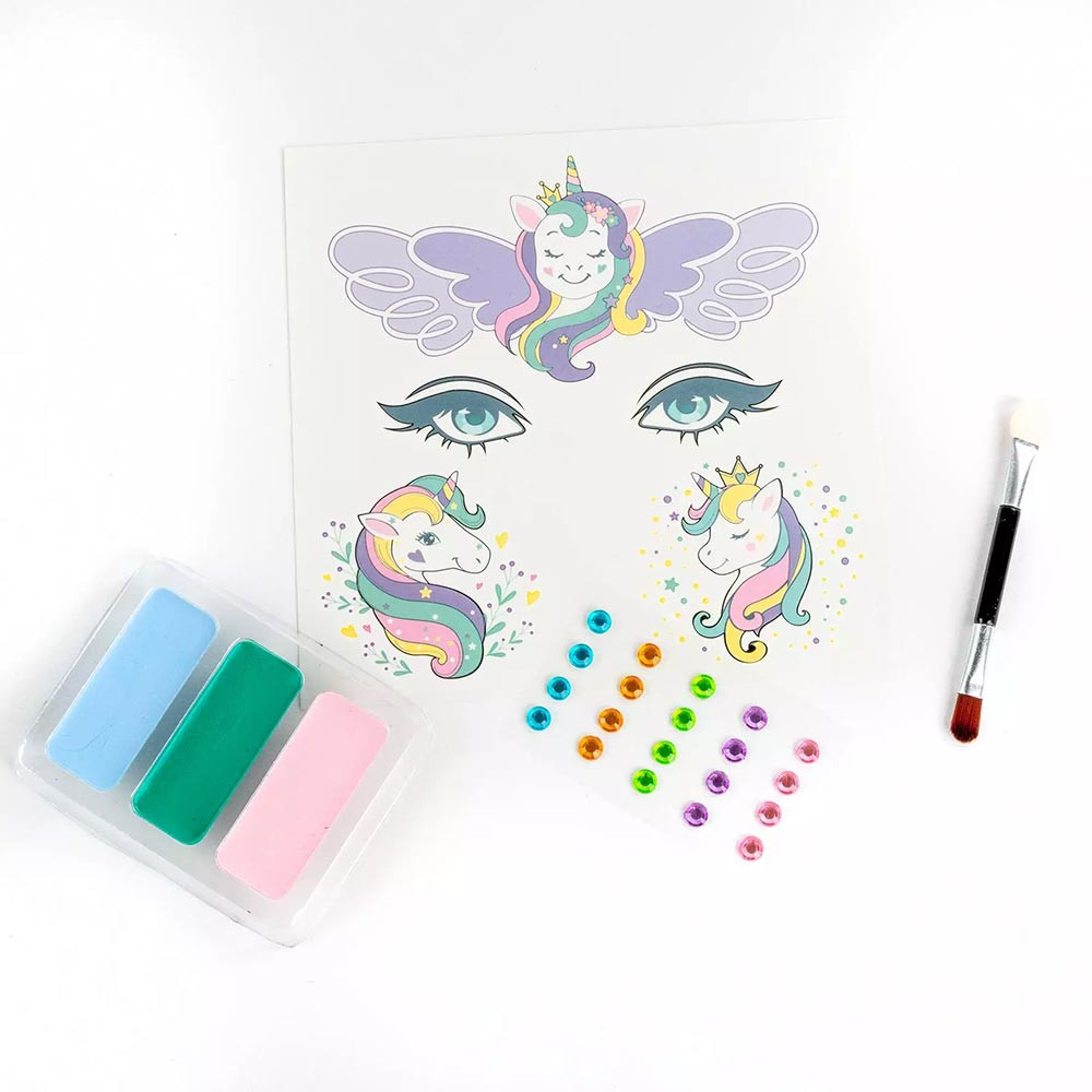 Kidea Σετ Παστίλιες Προσώπου - Unicorn (3 χρώματα)