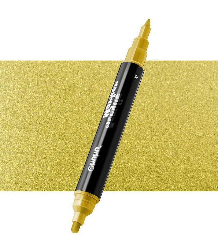 Ohuhu Ακρυλικός Μαρκαδόρος Fine & Round M707 (Gold)