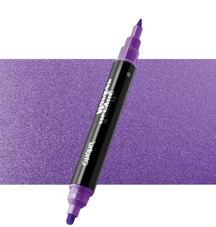 Ohuhu Ακρυλικός Μαρκαδόρος Fine & Round M712 (Metallic Purple)