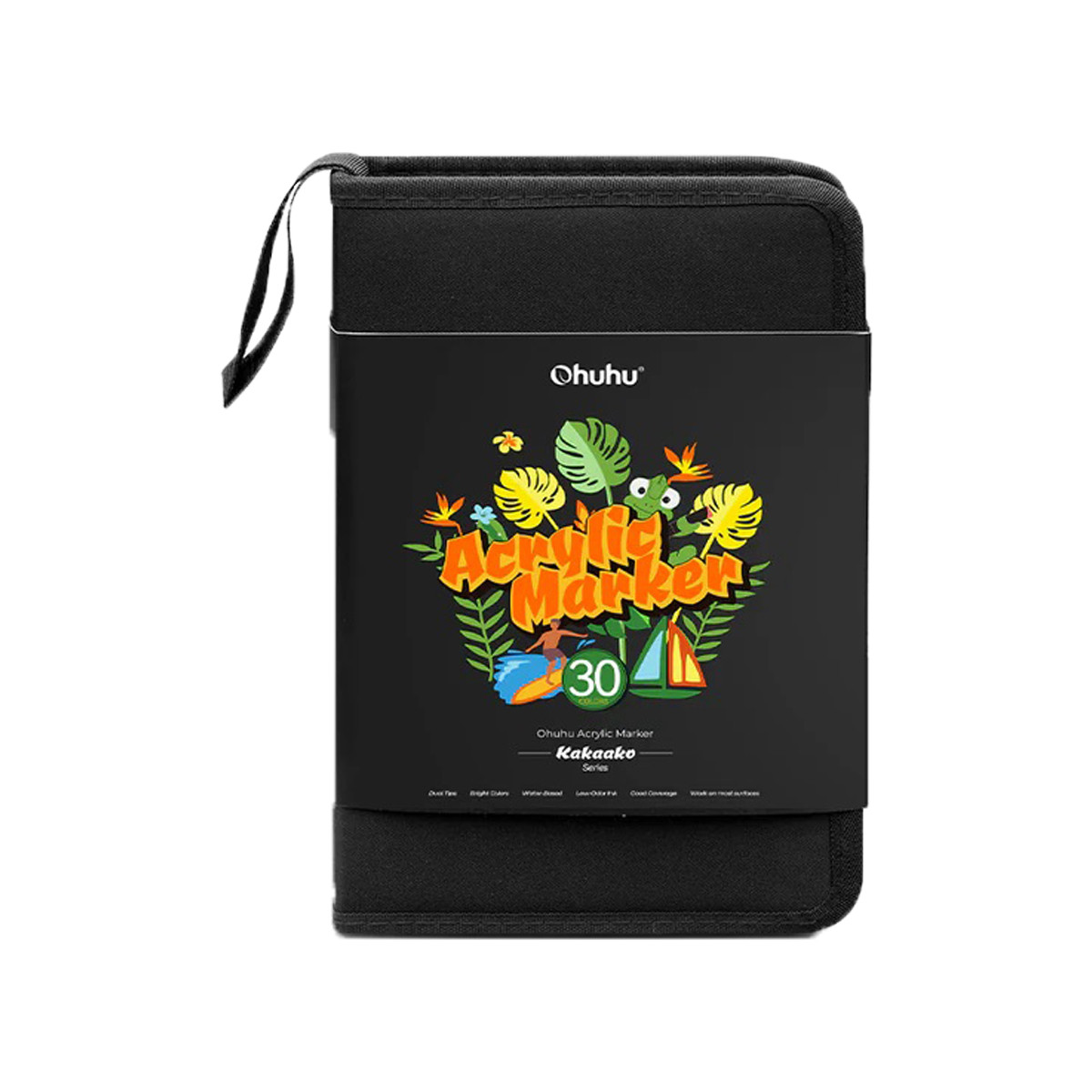 Ohuhu Ακρυλικός Μαρκαδόρος Fine & Round (Σετ 30 Χρωμάτων)
