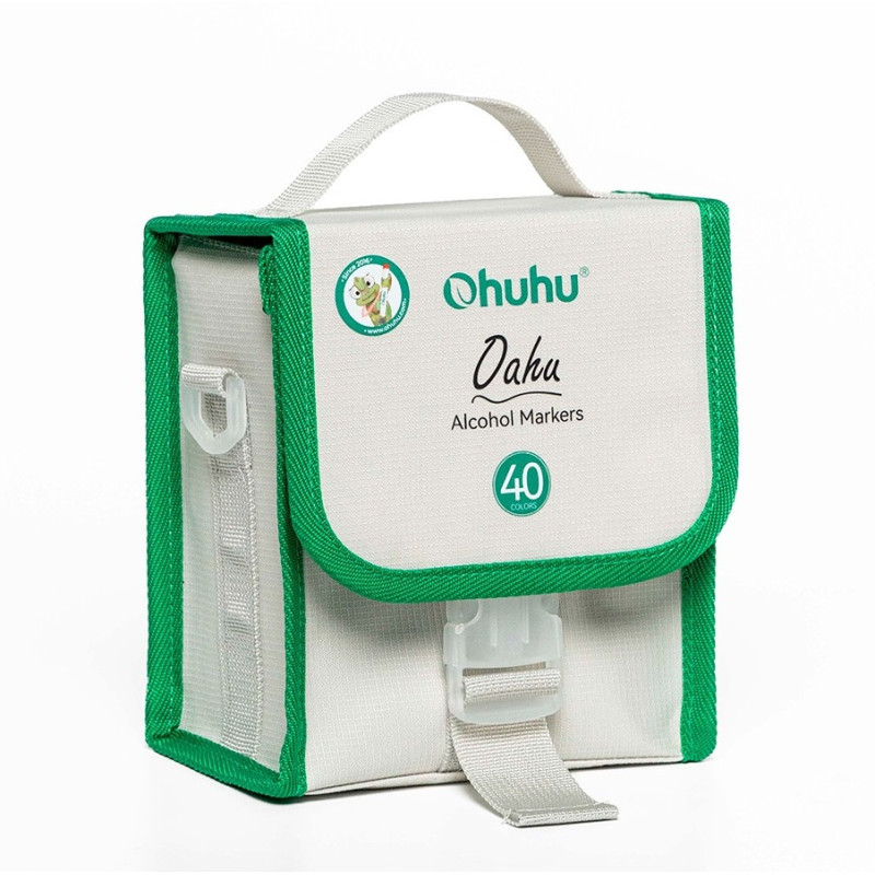 Ohuhu Μαρκαδόρος Oahu Fine & Chisel (40 Χρωμάτων)