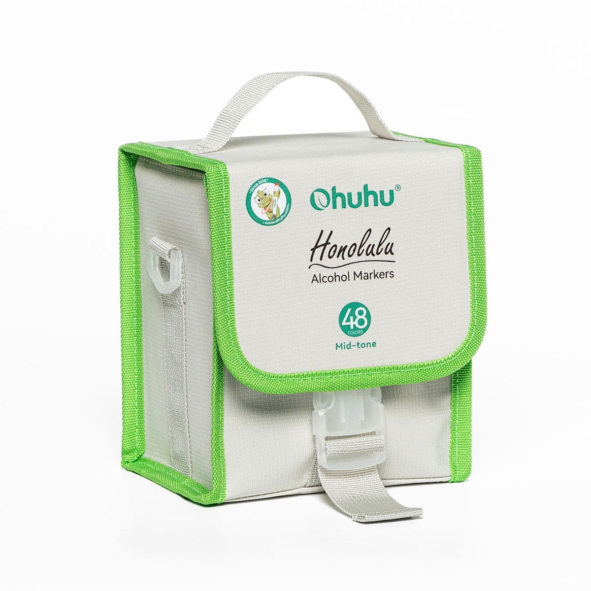 Ohuhu Μαρκαδόρος Αλκοόλης Honolulu Brush & Chisel (Σετ Μαρκαδόρων 48 Mid-tone χρωμάτων)