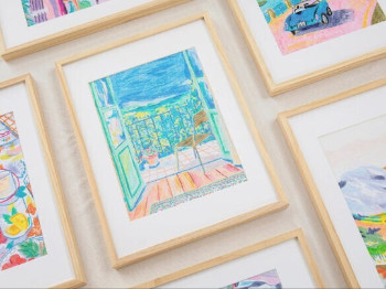 La Petite Epicerie Σετ Ζωγραφικής (32.5x24.5cm) La mer pour horizon