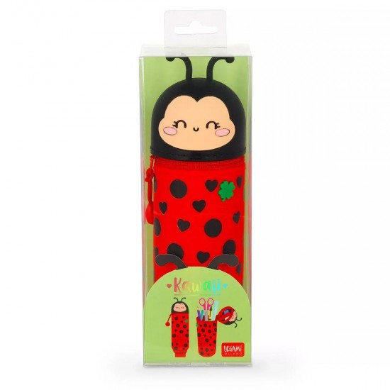 Legami Milano Soft Κασετίνα Σιλικόνης 2 in 1 (Lady Bug)
