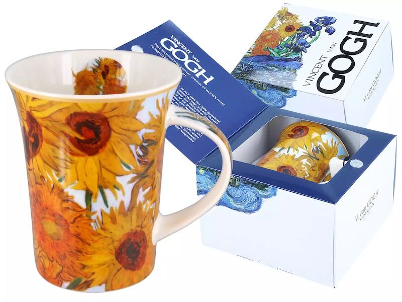 Κούπα με Χάρτινο Κουτί Van Gogh Sunflowers 350ml