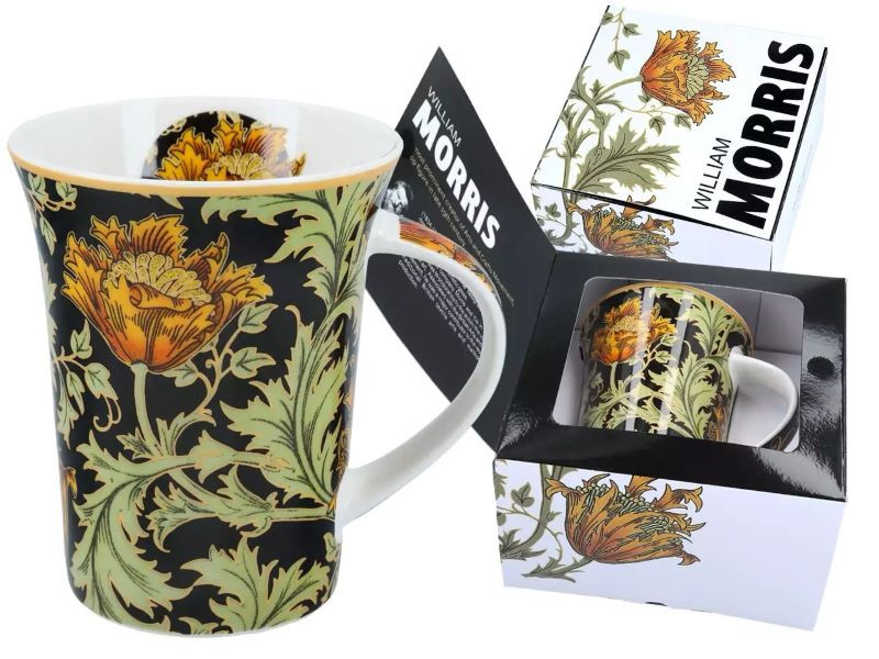 Κούπα με Χάρτινο Κουτί William Morris Flower Red 350ml