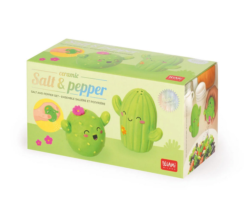 Legami Milano Σετ Κεραμικό Αλατοπίπερο (Cactus)