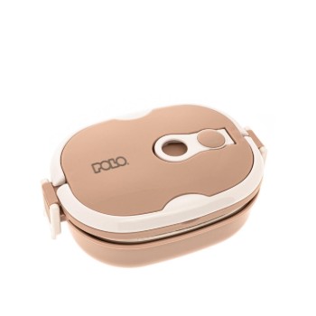 Polo Δοχείο Φαγητού Bowl Inox 800ml Polo Σομόν (NI-359)