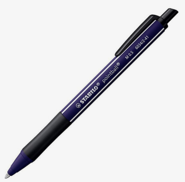 Stabilo Στυλό Ballpoint Μπλε με Μπλε Μελάνι (6034/2-41)