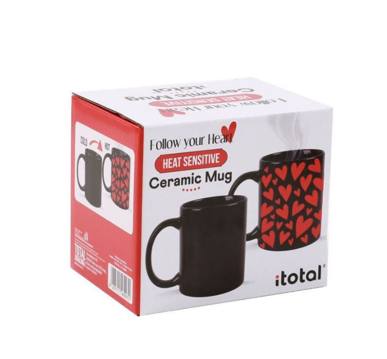 itotal Κούπα Heat Change Hearts (1Τμχ.)