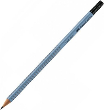 Faber Castell Μολύβι Γραφίτη Grip Με Γόμα (Blue Raf)