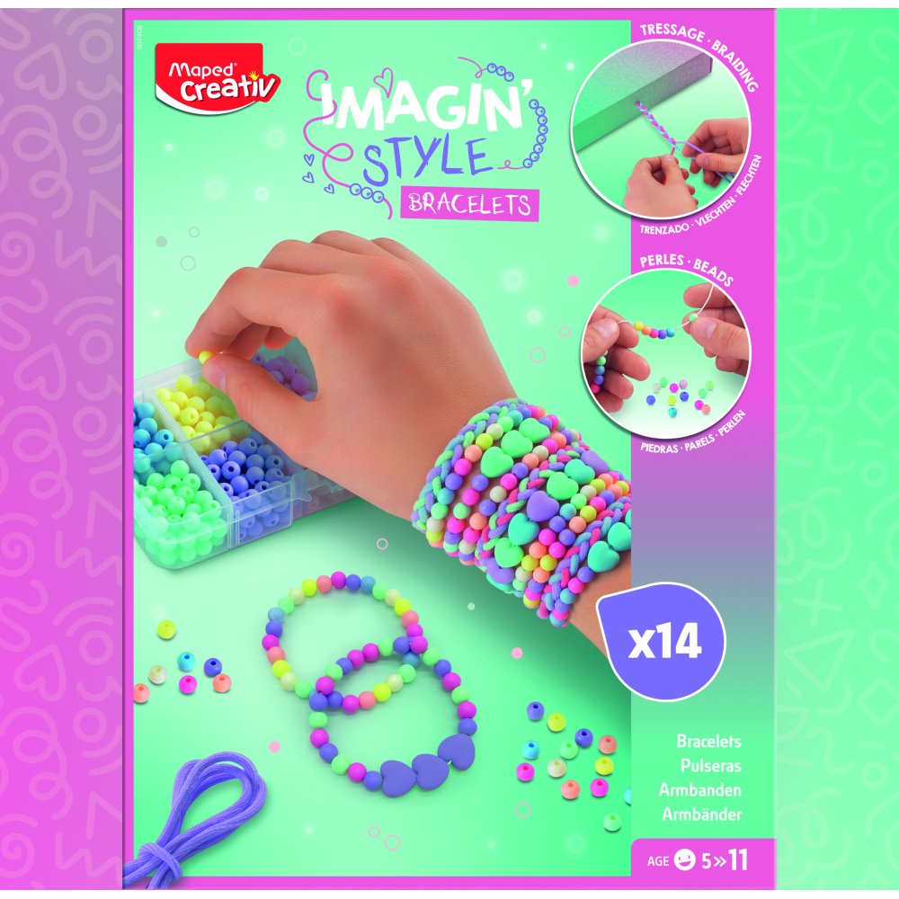 Maped Creativ Imagin Style Magic Βραχιολάκια Pastel Bubble