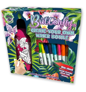 Splat Planet Παιδικό Παγούρι Αλουμινίου 600ml (Πεταλούδα)