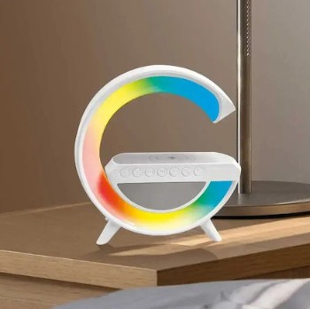 The Source RED5 Light Up Alarm Clock Speaker (Ασύρματη Φόρτιση  & RGB Φωτισμός)