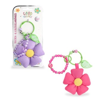 Trendhaus Μπρελόκ Flower 3in1 με Βραχιόλι & Λουλούδι