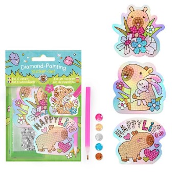 Trendhaus Σετ Δημιουργίας Capybara Diamond Stickers