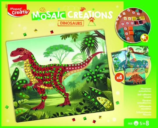 Maped Creativ Mosaic Dinosaurs