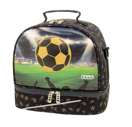 Polo Lunch Bag Kid's Fun II Ισοθερμικό Τσαντάκι Φαγητού (Golden Ball)