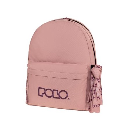 Polo Σακίδιο Original Double Scarf (Δώρο μαντήλι multiscarf Polo) (Pink/Purple)