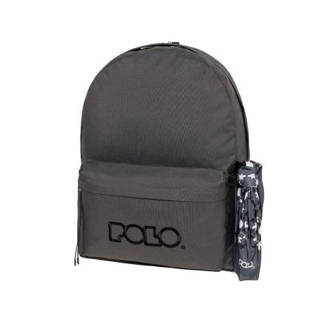 Polo Σακίδιο Original Double Scarf (Δώρο μαντήλι multiscarf Polo) (Titanium/Black)