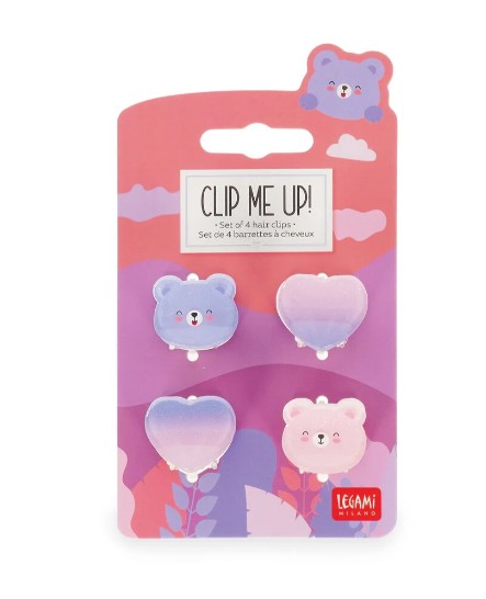 Legami Milano Παιδικά Κλιπ Μαλλιών/Hair Clips Set ''Clip Me Up Teddy''