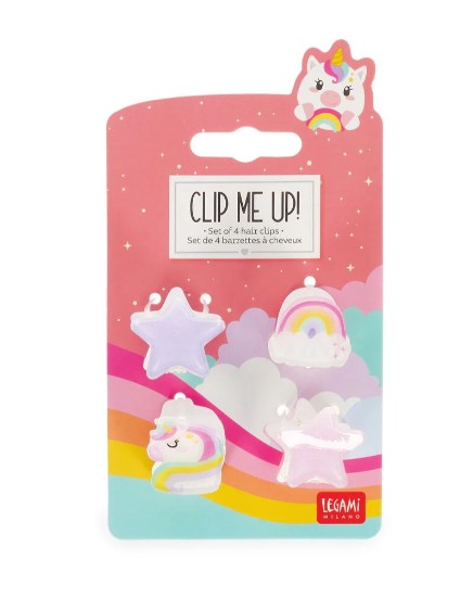 Legami Milano Παιδικά Κλιπ Μαλλιών/Hair Clips Set ''Clip Me Up Unicorn''