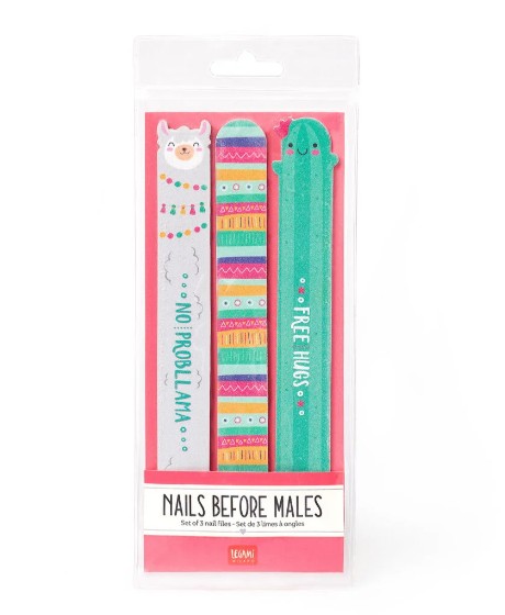 Set of 3 Llama Nail Files - Nails Before Males