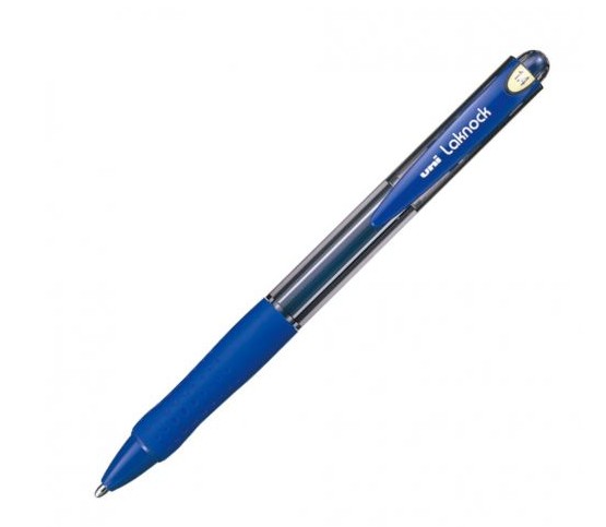 Uni-Ball Στυλό Διαρκείας Uni Laknock 1.4mm (Μπλε)