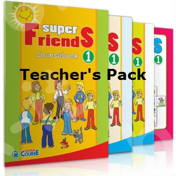Super Course - Super Friends 1 - Πλήρες Πακέτο Καθηγητή με Cd's(2)& DVD