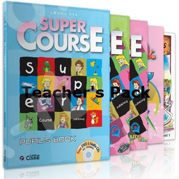 Super Course - Level 1 for Junior A & B - Πλήρες Πακέτο Καθηγητή με Cd's(3)& DVD