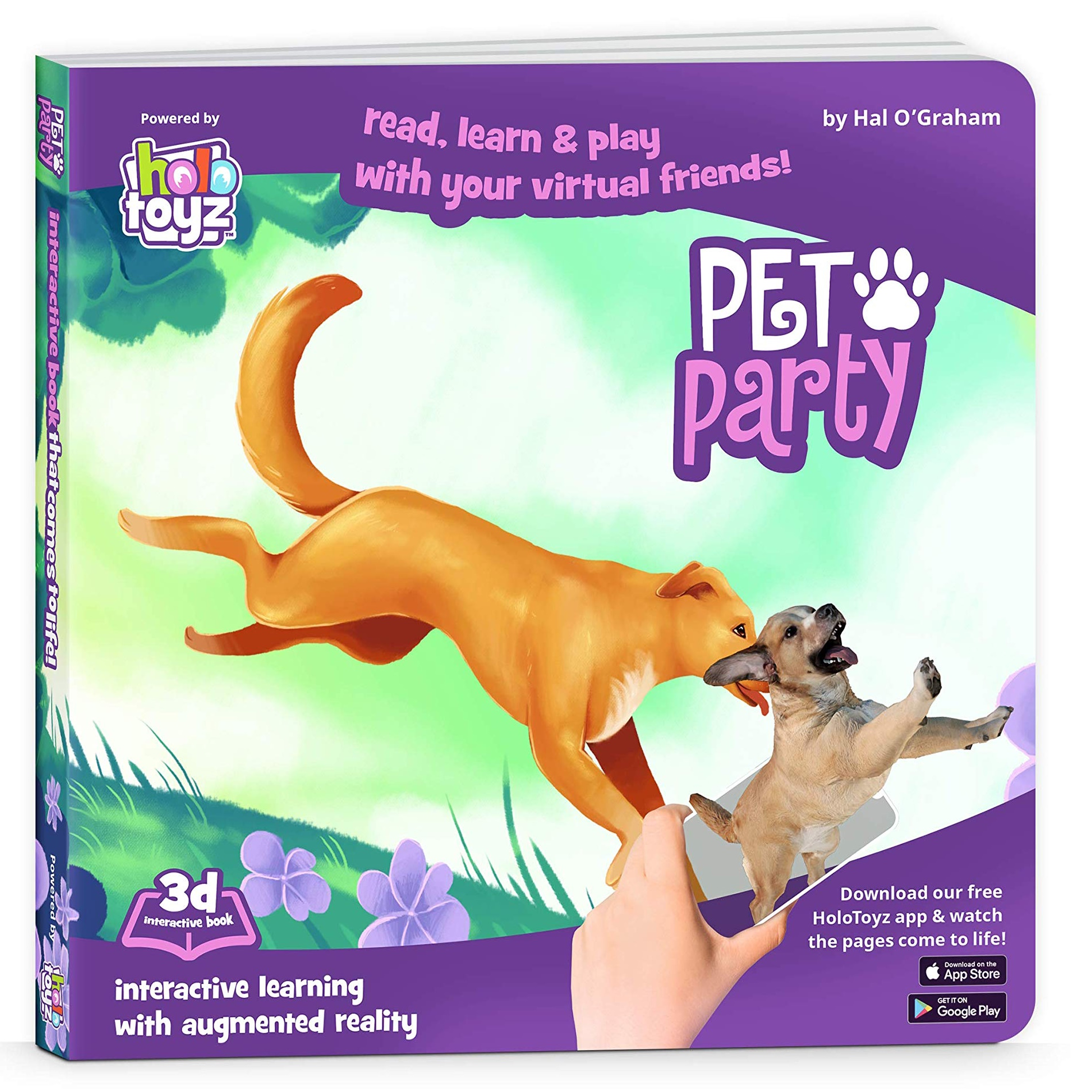 HoloToyz Jurassic Dinos 3D Interactive Book AR (Διαδραστικό Παιδικό Βιβλίο)