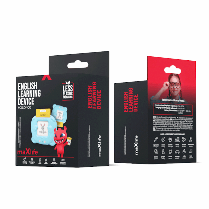 Maxlife English Learning Device Mxld-100- Συσκευή Εκμάθησης Αγγλικών σε Μπλέ Χρώμα