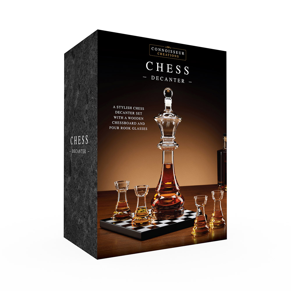The Source Chess Decanter set — το Απόλυτο Statement Δώρο για Λάτρεις του Design και του Παιχνιδιού