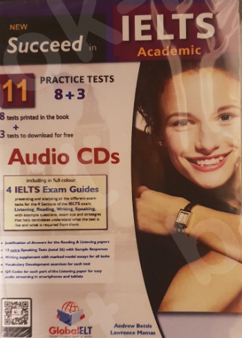 New Succeed in IELTS - 11(8+3 ) Practice Tests - Audio Cd's (Ακουστικά CD's)