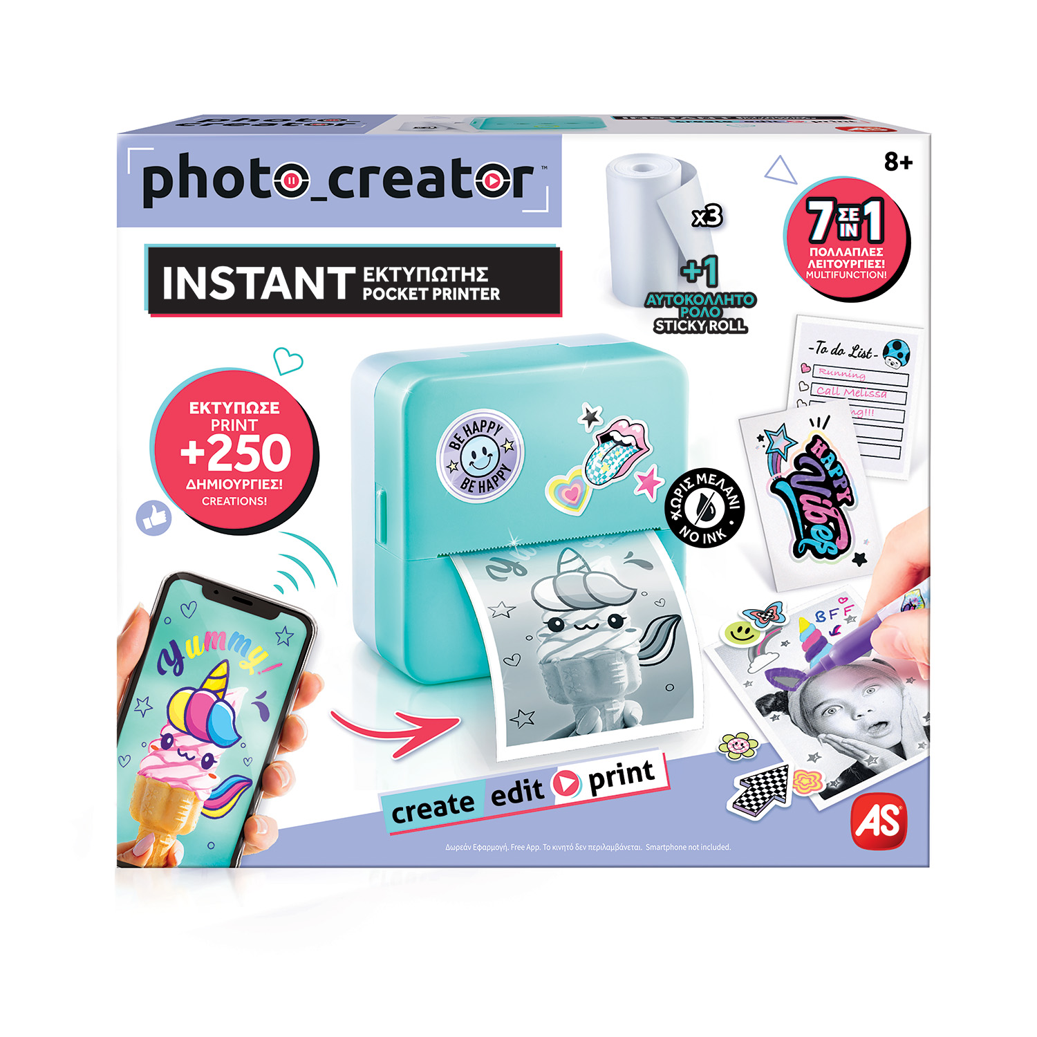 Photo Creator Instant Φορητός Εκτυπωτής (Για Ηλικίες 8+)