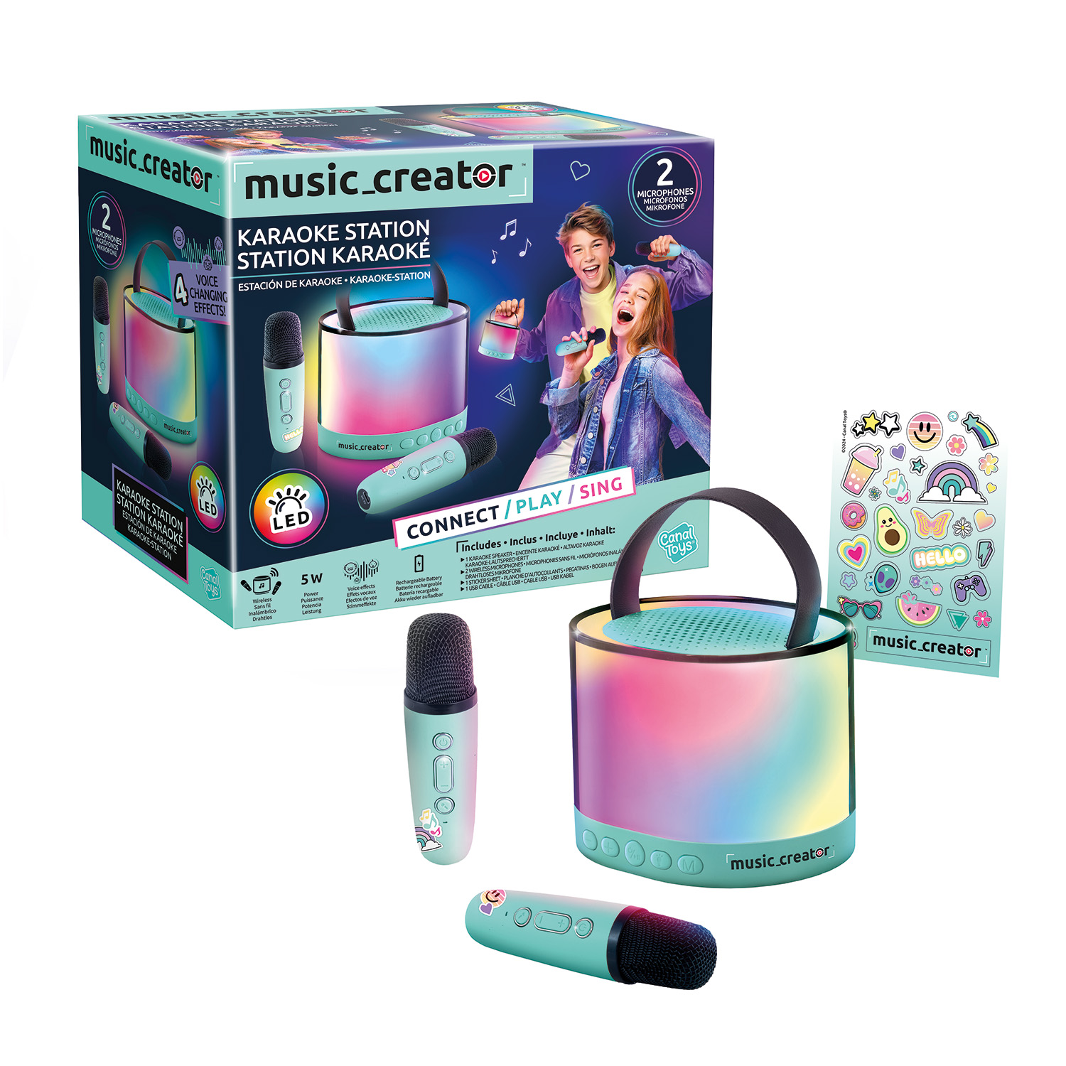 Music Creator Mini Φορητό Σετ Karaoke Station (Για 14+ Χρονών)