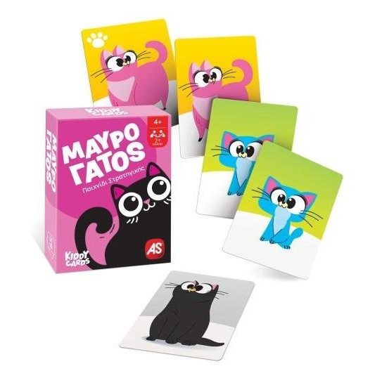 As Games Παιχνίδι με Κάρτες: Kiddy Cards - Μαυρόγατος (Παιχνίδι Στρατηγικής)