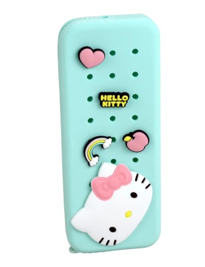 GIM ΚΑΣΕΤΙΝΑ ΣΙΛΙΚΟΝΗΣ ΟΡΘΟΓΩΝΙΑ ΜΕ PINS ΓΑΛΑΖΙΑ HELLO KITTY