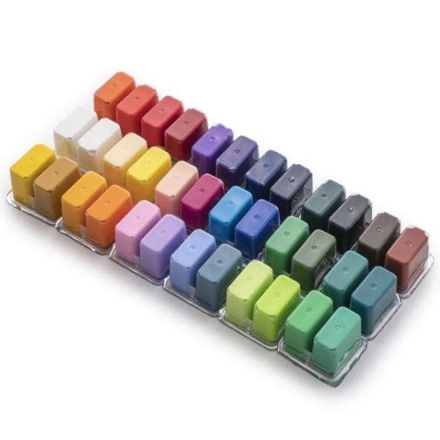 HIMI Twin Cup Gouache Σετ 36 Χρωμάτων με 3 Πινέλα & Παλέτα Ανάμιξης (Purple Case)
