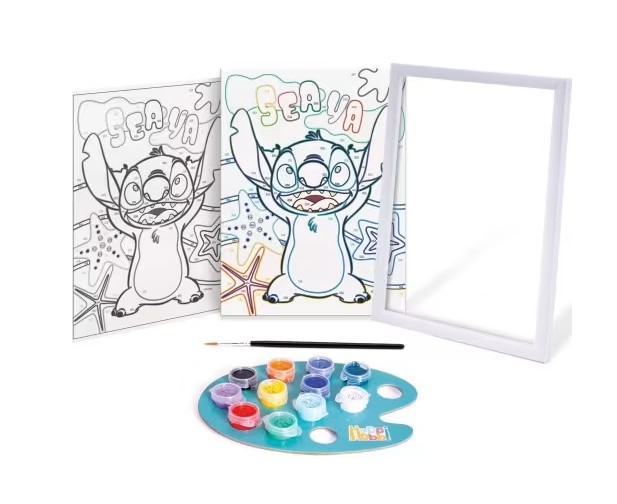 HappiHobbi ''Paint and Frame'' Paint by Numbers - Stitch (Για Ηλικίες 6+ Χρονών)