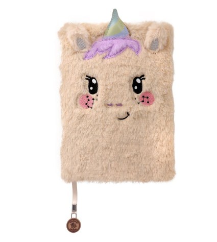 Lulubug Handmade Γούνινο Σημειωματάριο ''Μονόκερος Fairy''