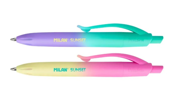 Milan Sunset Mini Στυλό P1 Ballpoint Μπλε Μελάνι (Διάφορα Χρώματα)