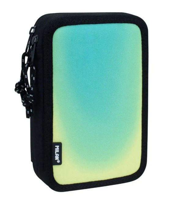 Milan Sunset Διπλή Γεμάτη Κασετίνα (Black & Green)