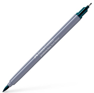 Faber Castell Μαρκαδόρος ''Goldfaber Aqua Dual Marker'' 158 (Deep Cobalt Green)