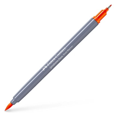 Faber Castell Μαρκαδόρος ''Goldfaber Aqua Dual Marker'' 113 (Orange Glaze)