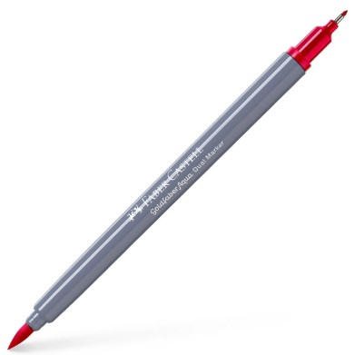 Faber Castell Μαρκαδόρος ''Goldfaber Aqua Dual Marker'' 126 (Permanent Carmine)