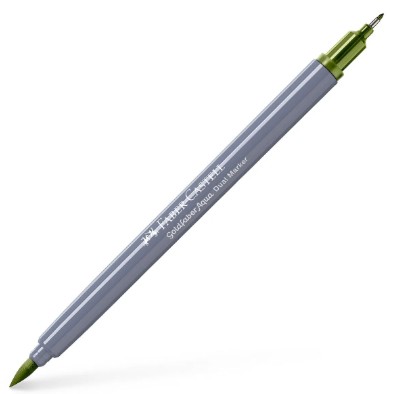 Faber Castell Μαρκαδόρος ''Goldfaber Aqua Dual Marker'' 174 (Chromium Green Opaque)
