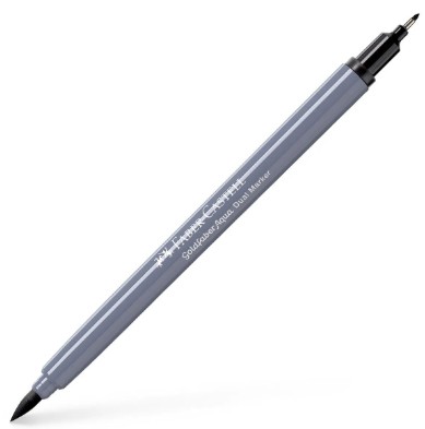 Faber Castell Μαρκαδόρος ''Goldfaber Aqua Dual Marker'' 199 (Black)